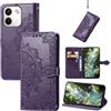 Fertuo Cover a Libro per Xiaomi Redmi Note 17 Pro Max/Plus 5G, Viola | Custodia Antiurto, Porta Carte, Chiusura Magnetica, Stand, Cordino, Mandala, Portafoglio in Pelle PU, Silicone, Flip Case
