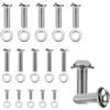 Gosknor 30pz Kit Viti Montaggio TV, Kit Hardware Montaggio TV Universale Acciaio M4 M6 M8 Mount Screws e Distanziali Accessori per Fissaggio Staffa Monitor