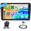 Hodozzy 2GB 64GB Android Autoradio per Audi A3 2003-2013/S3 8P 2006-2012/ RS3 2011-2012, Wireless Carplay Android Auto, Radio 9 Pollici Touch Screen GPS Navigatore WiFi Bluetooth FM/RDS Retromarcia