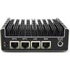 Protectli Vault FW4C - 4 porte, Firewall Micro Appliance/Mini PC - J3710, porte 2.5G, AES-NI, RAM DDR3 da 8 GB, SSD da 120 GB