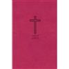 KJV Holy Bible: Value Thinline, Pink Leathersoft, Red Let (Rilegato in ecopelle)