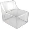 Générique Pouf Porta Peluche Organizer Trasparente Capiente per Giocattoli | Fodera per pouf porta peluche per bambini Organizzatore Giochi Sacco Riempibile Camera da e Cameretta