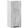 AKORD | Pensile da Cucina a Parete - Oliwia 30 cm H720 | 1 Anta Armadio da Cucina | Componibile Mobili da Cucine Armadi | Pannello laminato | 30 x 30 x 72 cm | Bianco & Cemento