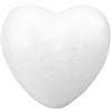 Toddmomy Palline di Polistirolo Forma di Cuore Decorazioni Bianche per Matrimoni Natale e Feste per Fai da Te e Creazioni Artistiche