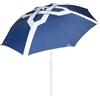 AKTIVE Ombrellone da spiaggia 200 cm, 8 stecche, Stampa blu e bianca, Protezione UV50,