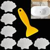 syiyunran Tappetino Antiscivolo Doccia Stuoia da Adesivi Bagno - Colore Trasparente, 20 Pezzi, Bagnodoccia Strisce Doccia, con Spatola in Plastica per Bagni, Vasche Bagno, Docce