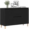 vidaXL Dressoir Zwart 102 x 35 x 60 cm Bewerkt hout