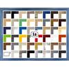 1a Bilderrahmen Puzzello Cornice portafoto per poster, azzurro chiaro, 49 x 36 cm, con vetro sintetico trasparente, 36 x 49 cm