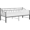 vidaXL Telaio Divano Letto Estraibile Nero in Metallo 90x200 cm