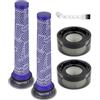 MIBUMIKI 2 prefiltri, 2 post-filtri, 1 accessorio per spazzola Dyson V8 Cyclone