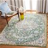 SAFAVIEH Tappeto Boho per Soggiorno, Sala da pranzo, Camera da letto - Madison Collection, A Pelo Corto, Verde e turchese, 152 X 229 cm