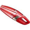 NUOBESTY Aspirapolvere Portatile per Auto 12 V 120 W in ABS Rosso | 3000 Mbar di Aspirazione, Mini Aspirabriciole senza Fili, Leggero per Cruscotto Sedili e Tappetini