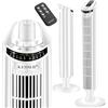 KESSER® Ventilatore a torre con TELECOMANDO - ventilatore a colonna con display a LED - ventilatore a piantana - climatizzatore