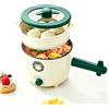 Keltorio Hot Pot elettrico con vapore, 1,5 l, piccolo fornello elettrico per tagliatelle, bistecche, uovo, avena