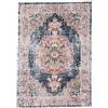 carpetfine Tappeto a tessitura Omen Blu 120x170 | Tappeto moderno per soggiorno e camera da letto