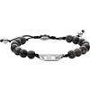 Diesel Bracciale Per Uomo Perline, Bracciale Multi Semi-Prezioso 170-250mm, DX1339040