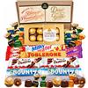 Cia&Co Ferrero Rocher, Toblerone, Kinder Bueno, Bounty Coconut, Mars, Twix E Deliziose Barrette Choco E Huesitos Confezione Regalo Dolci - 20 Cioccolatini