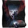 LOGOVISION It Pennywise Shhhhh Coperta super morbida al tatto setoso - 152 x 127 cm