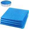 VOUNOT® Telo Termico per Piscina Rotonda Ø 305 cm, Copertura Solare a Bolle 120 µm, Tagliabile, Protezione Isotermica, Riscaldamento Acqua Piscina, Blu