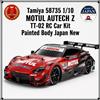 Tamiya 58735 1/10 MOTUL AUTECH Z TT-02 RC Car Kit Carrozzeria Verniciata...