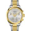 Tissot Orologio uomo PR 100 Chronograph bicolor T141.417.22.031.00 acciaio ed oro