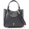 Christian Louboutin BETTINA Mini borsa a tracolla 3265051BK01 pelle nera NUOVA