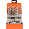 PROJAHN 60424 Set di punte elicoidali HSS-G 1-10,5/0,5 mm 24 pezzi TURBO