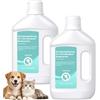 Caehomly 2 soluzioni detergenti da 1000 ml per Dreame X50 Ultra/X40 Master/L10s Ultra Gen2/L10s Ultra Gen3/L40s Pro Ultra/L40 Ultra AE/Aqua10 Ultra Roller Complete, delicato e innocuo, adatto agli animali