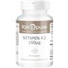 Fair & Pure® - Vitamina K2 100µg - Menaquinone MK7 Naturale - Da Natto - Vegan - 90 Capsule
