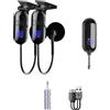 Microfono sax clip-on wireless 2,4 GHz con portata 160 piedi per uso interno est