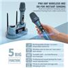 Microfoni Wireless UHF con Distanza di Ricezione 80m per Stadi Karaoke