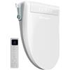 Sanyipace Sedile WC intelligente con acqua calda e asciugatrice, bidet con ugello, sedile WC giapponese riscaldabile, con coperchio automatico e aromaterapia, bidet elettronico