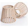 bangminda 2PCS Paralume a Sospensione Effetto Rattan Paralume Rattan Stile Retrò Boho