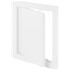 Vent Systems - Pannello di accesso 150 x 200 mm, porte di facile accesso, plastica ABS, pannello di accesso per cartongesso, parete e soffitto, copertura per porte elettriche e idrauliche