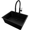 PRIMAGRAN Lavandino sottotop Tutto Nero - Venezia Easy, 56x44cm