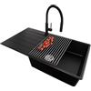 PRIMAGRAN Lavandino da Cucina Nero - Copenhagen Top, 90x50cm