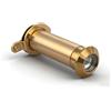 GANZTECH 1 pezzo oro 12mm(diametro del tubo),15mm(testa),35-60mm(lunghezza),copertura posteriore staccabile a 200 gradi in ottone massiccio,adatto a diverse porte.