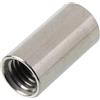 AERZETIX - Set di 5 dadi di giunzione cilindrici M10x25 mm allungati in acciaio inossidabile A2 | per modellismo assemblaggi meccanici e lavori manuali
