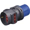 Rosi adattatore industriale domestico CEE 2P+T prese bipasso + schuko 10-16A
