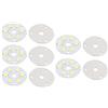 Generic New Lon0167 10Pcs 3W 6 LED 5730 SMD Pure White LED Lampada da soffitto a bianca(10Pcs 3W 6 LEDs 5730 High Power SMD Reinweiß LED Deckenleuchte Lampe Bord