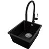 PRIMAGRAN Lavandino sottotop al Mobile 40cm + Rubinetto, 36x44cm