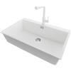 PRIMAGRAN Lavandino da Cucina Bianco - Oslo Top, 78x50cm