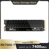 Netac SSD NVMe Netac 7400MB/s 4TB 2TB 1TB 512GB M.2 2280 PCIE4.0x4 Disco a Stato Solido per PS5 Laptop Desktop NV7000-T