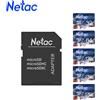 Netac Scheda Micro SD Netac 128GB 256GB 512GB 64GB 32GB, Scheda di Memoria MicroSD 100MB/s U3, Scheda TF Flash con Adattatore per Telefono e Fotocamera