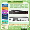 Techage 8CH H.265 4K/8MP/5MP POE NVR CCTV sistema di sorveglianza di sicurezza per telecamera IP POE telecamera di rete supporto VCR Max 14TB
