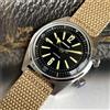 Merkur Skin diver 100 m resistente all'acqua retrò luminoso casual orologio meccanico manuale da uomo in acciaio orologio militare vintage 38 mm