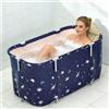 NONE Vasca da Bagno Pieghevole Portatile, Secchio per Bagno per Adulti, Vasca per Bambini, SPA Acquatica per Bagno