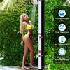 NONE 35/40L Colonna doccia solare Rubinetto per doccia da pavimento esterno Sistema doccia superiore Cascata Pioggia adatta per piscina da giardino