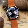 ADDIESDIVE 38MM Cronografo multifunzionale 60min Orologio al quarzo per uomo Quadrante nero 100m Dive Business Orologi AD2037 Reloj Hombre