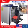 ACHI 1500W 4 in 1 Saldatura laser a fibra Pulizia Taglio Saldatrice RECI Saldatore laser portatile per rimozione ruggine di tutti i metalli Pulito